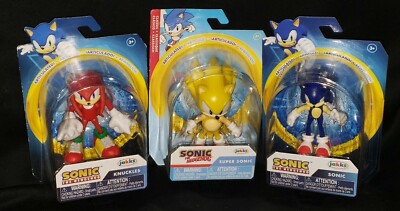 Sonic the Hedgehog Knuckles Super Sonic Jakks Pacific 2.5 Inch New Sealed