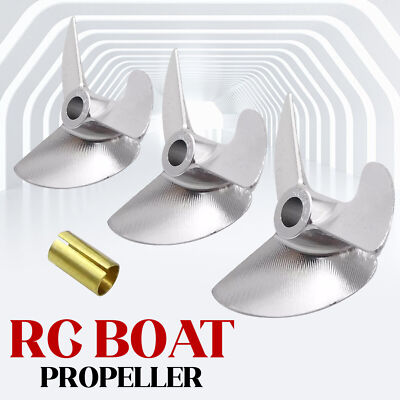 Rc Racing Propeller RC Racing Boat 36mm/38mm/40mm Aluminum 3 Blades Propeller 4mm/4.76mm ...