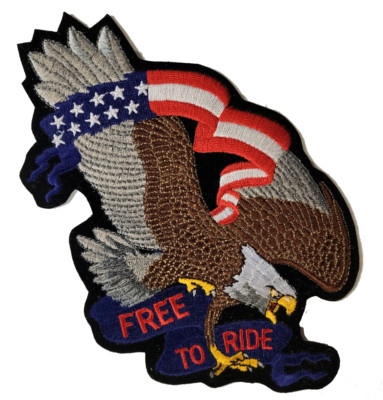 USA EAGLE FREE TO RIDE BIKER MOTORCYCLE PACTH
