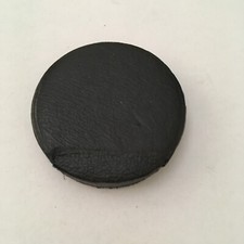 VINTAGE 47.7MM LEATHER PUSH ON LENS CAP FOR MEDIUM OR LARGE FORMAT BRASS LENSES.