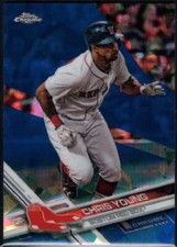 Chris Young 2017 Topps Chrome Sapphire Edition #654 /250 Red Sox 