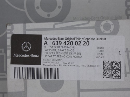 Original Mercedes-Benz Bremsbacken-Satz. V-Klasse W447, Viano W639 - Bild 7 von 7