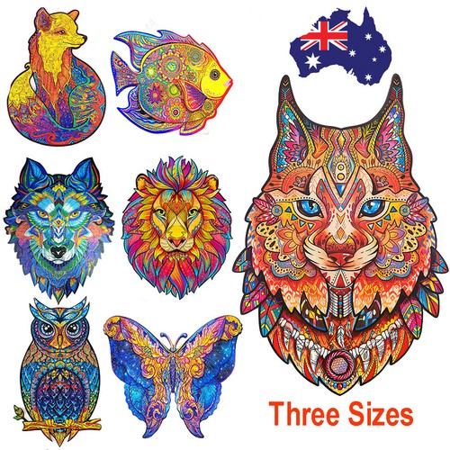 Wooden Jigsaw Puzzles Unique Animal 