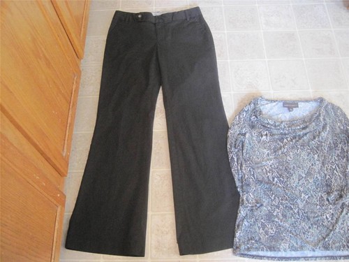 misses straight leg dress pants