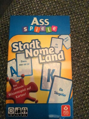 ASS Altenburger Stadt, Name, Land – Familienspiel Ab 7 Jahren | 110 Karten Für 2-6 Spieler