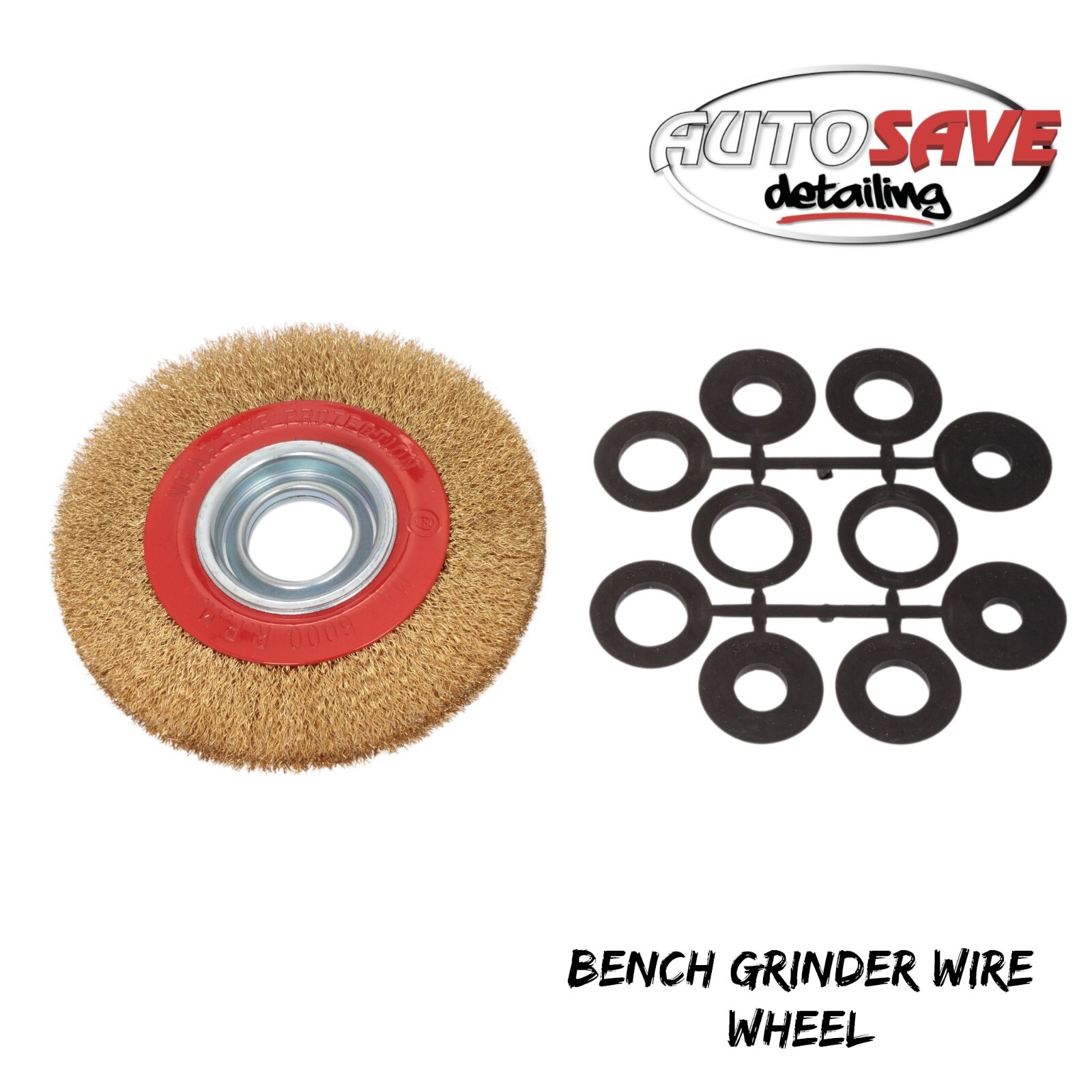 BlueSpot - 150mm (6"") Bench Grinder Wire Wheel
