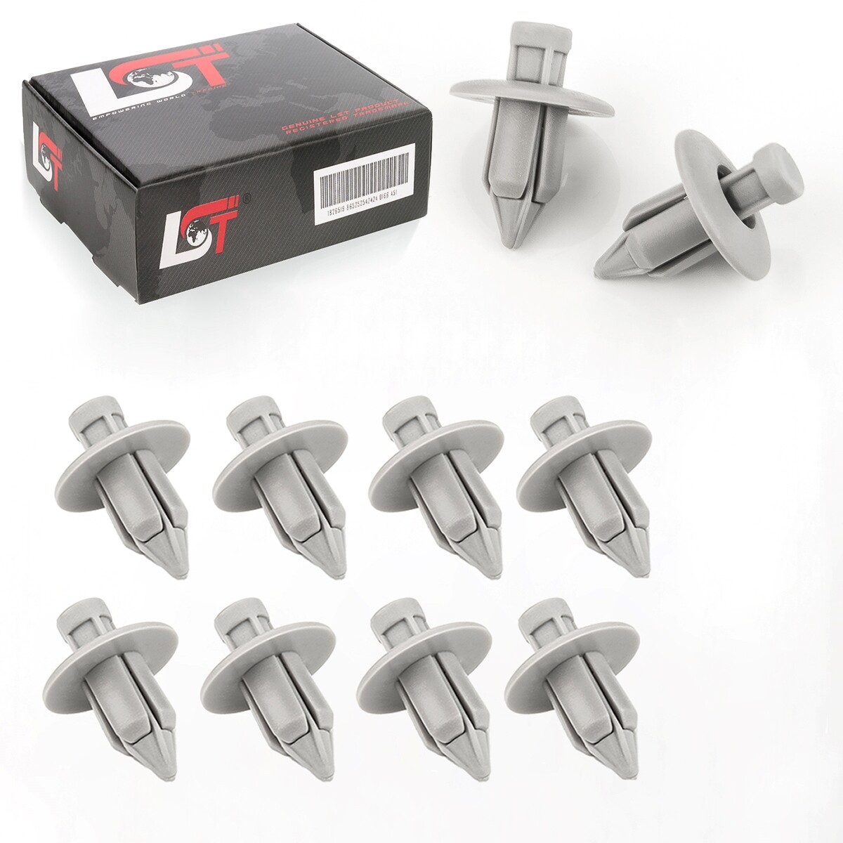 10x Trunk Trim Clips Grey for SUZUKI BALENO JIMNY