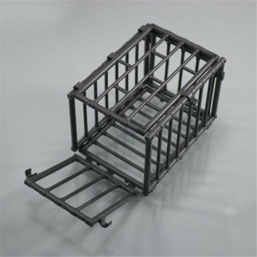 1/6 Scale Scene Plastic Black Animal Cage Model For 12'' Action Figure Diagram - Picture 1 of 6