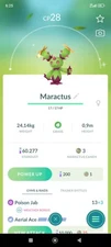 Pokémon - Shiny Maractus - P T C have 80k stardust - See Description