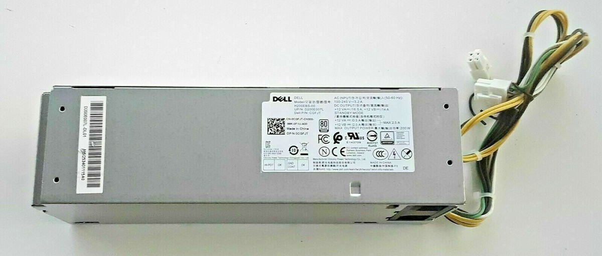 Dell Inspiron 3880 Vostro 3470 Optiplex 7060 200W Power Supply  