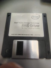 Intel Matrix storage technologies RAID Driver for intel desktop boards 3"  disc