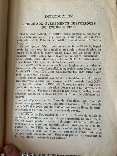 Eighteenth Century French Readings by Albert Schinz,HC no dj,Revised Ed 1923 - Picture 19 of 19