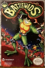 Nintendo Battletoads Decorative Metal Tin Sign Poster Retro Man Cave Game Room