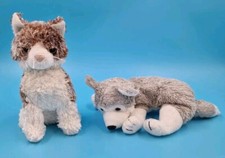 TY Beanie Babies Katze Bently & Husky Avalanc...