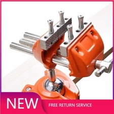 Swivel Table Bench Vise Rotates 360 Degree Rotating Universal Units Clamp Vice
