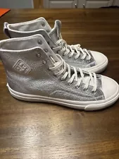 All American Silver Leather PF Flyers High Top Men’s 10.5/ Wms 12 New No Box
