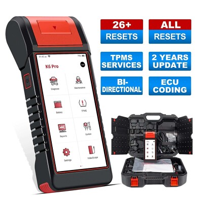 NEU 2024 Profi Fahrzeug Diagnosegerät Full Service OBD2 Kit K6 ELITE