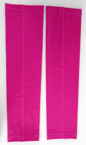 Nike Lightweight Sleeves Adult L/XL DRI-FIT Running Vivid Pink/Silver - Picture 2 of 6