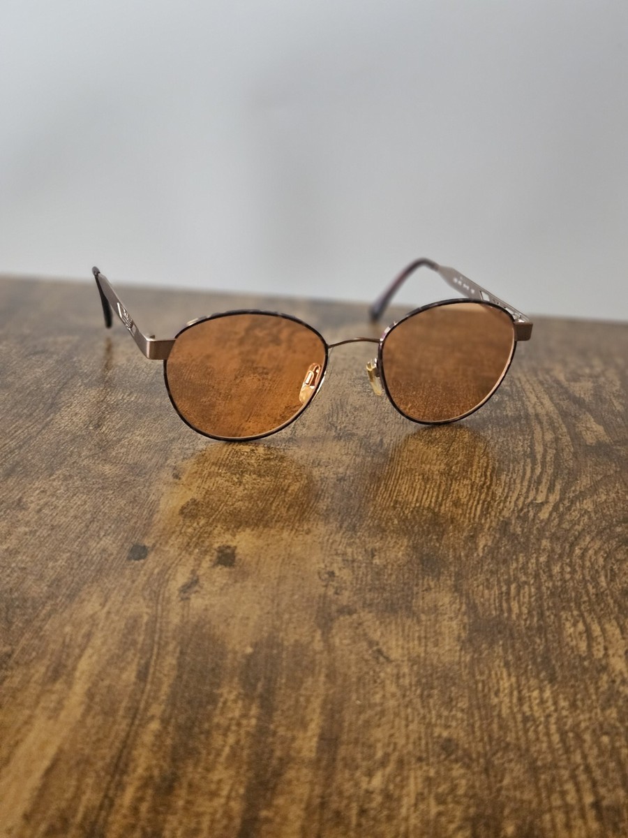 VINTAGE EMPORIO ARMANI 039 ROUND METAL SUNGLASSES MADE IN