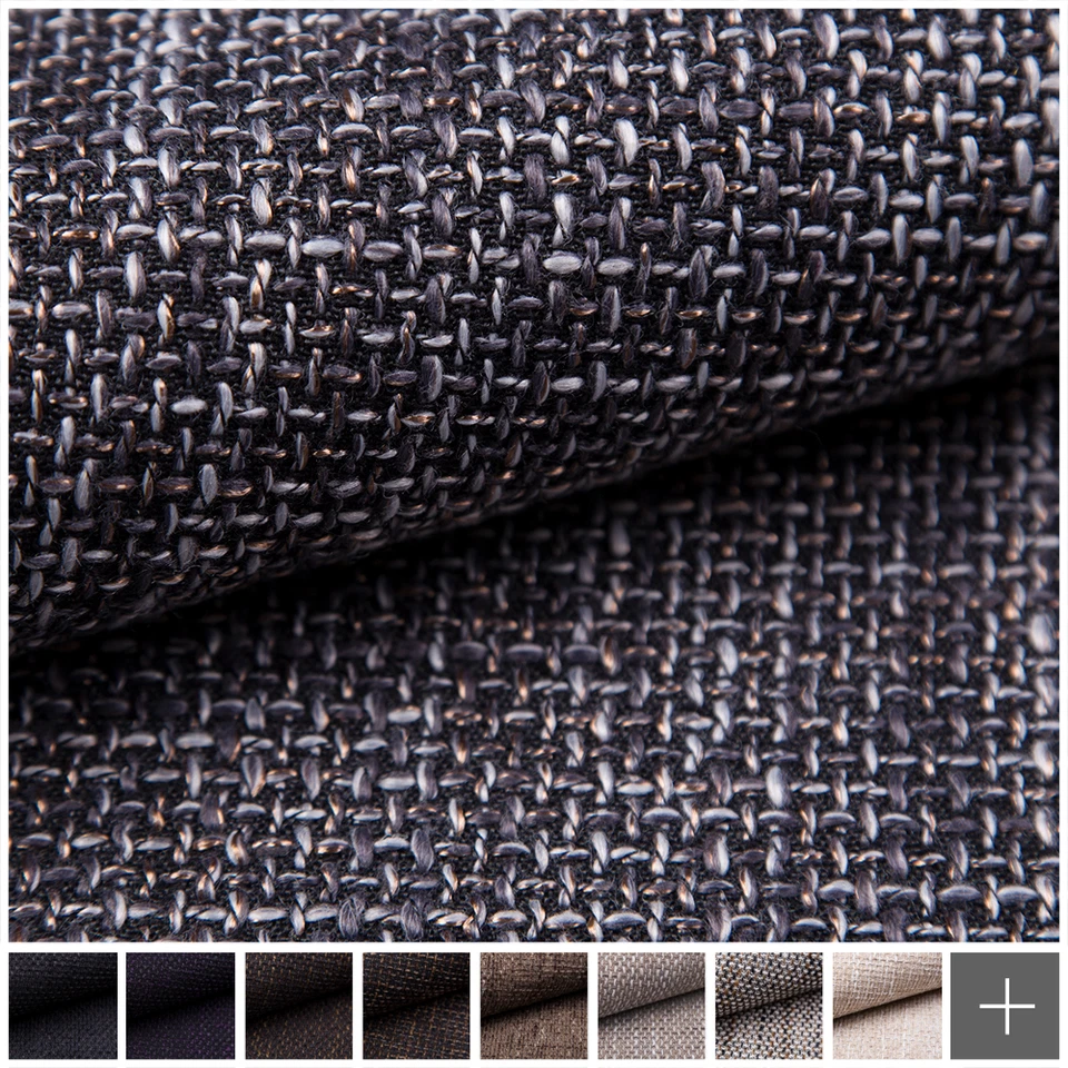 novely® LANZ Polsterstoff Möbelstoff Bezugsstoff grob gewebt | Meterware | 1lfm