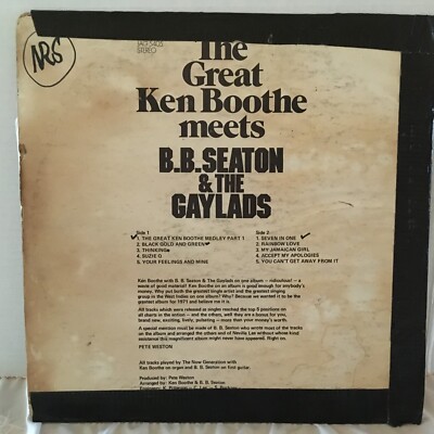 KEN BOOTHE MEETS B.B. SEATON LP & THE GAYLADS | eBay