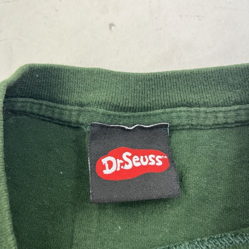 Vintage Grinch T Shirt Green 2001 Size Large Dr Seuss Promo Tee Short Sleeve Y2K - Picture 3 of 7