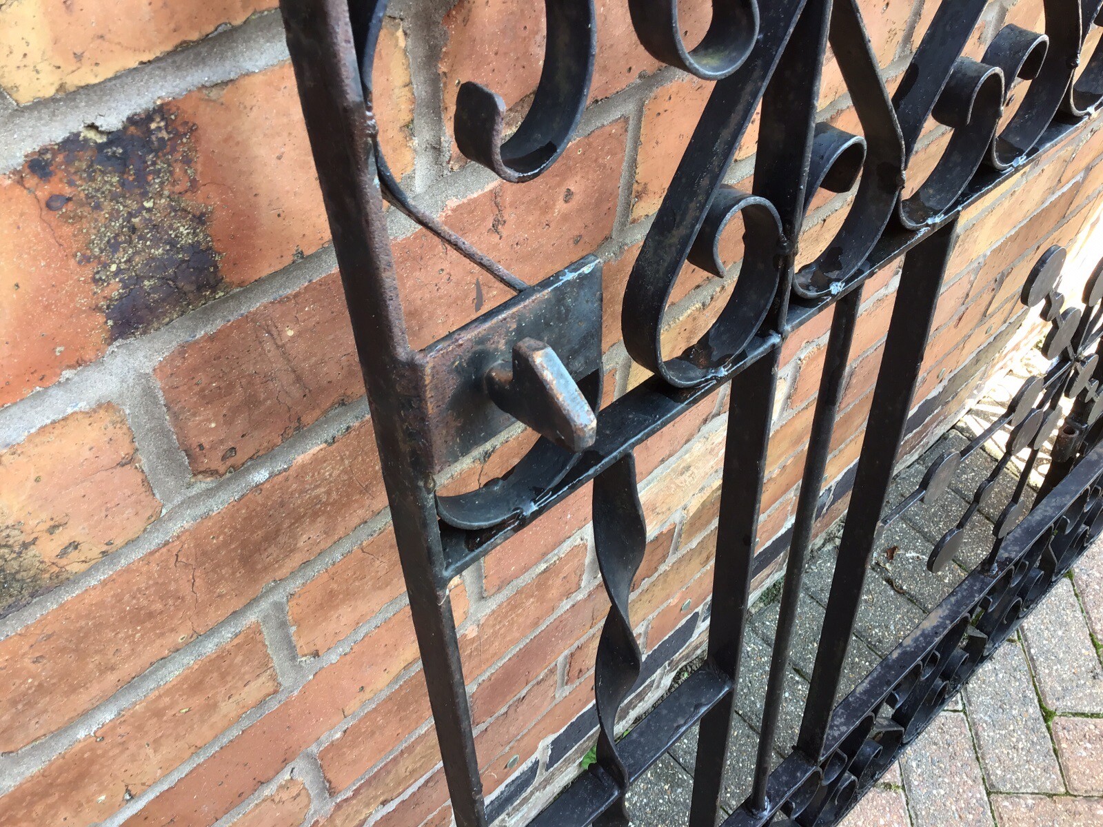 Reclaimed Heavy Wrought Iron Gates eBay