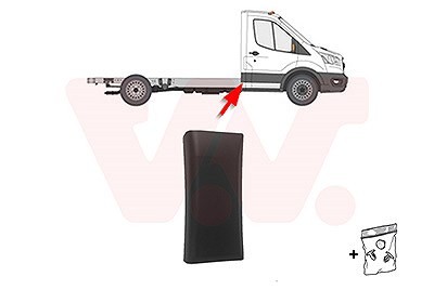 VAN Wezel Zier-/Schutzleiste, Seitenwand B-SäUle, Rechts, Vorne FüR Ford-image