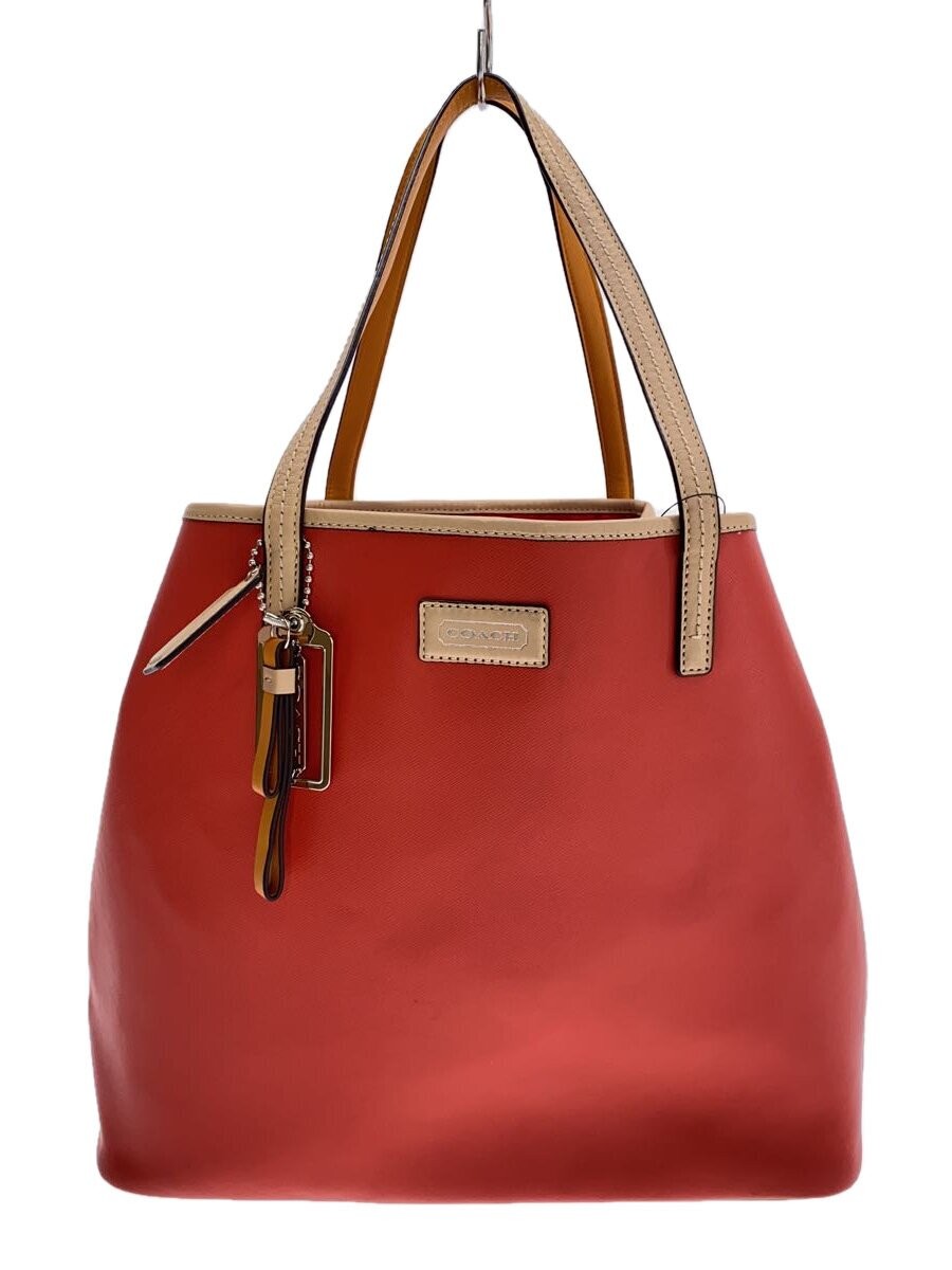 COACH Leather ORN Tote Bag F24341 Stylish & Spacious