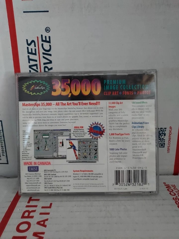 35,000 Premium Art Collection Clip Art Masterclips (PC Windows)CD-ROM - #162h - Image 2 of 2