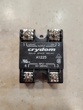 Crydom A1225 Solid-State Relay 120 V 25 A New (VT)