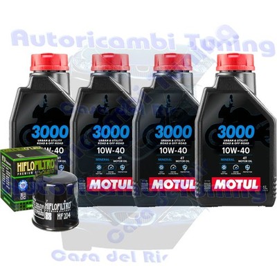 Set Service Öl Motul 3000 10W40 für Yamaha YXF1000 Wolverine Rmax 4 � 2021