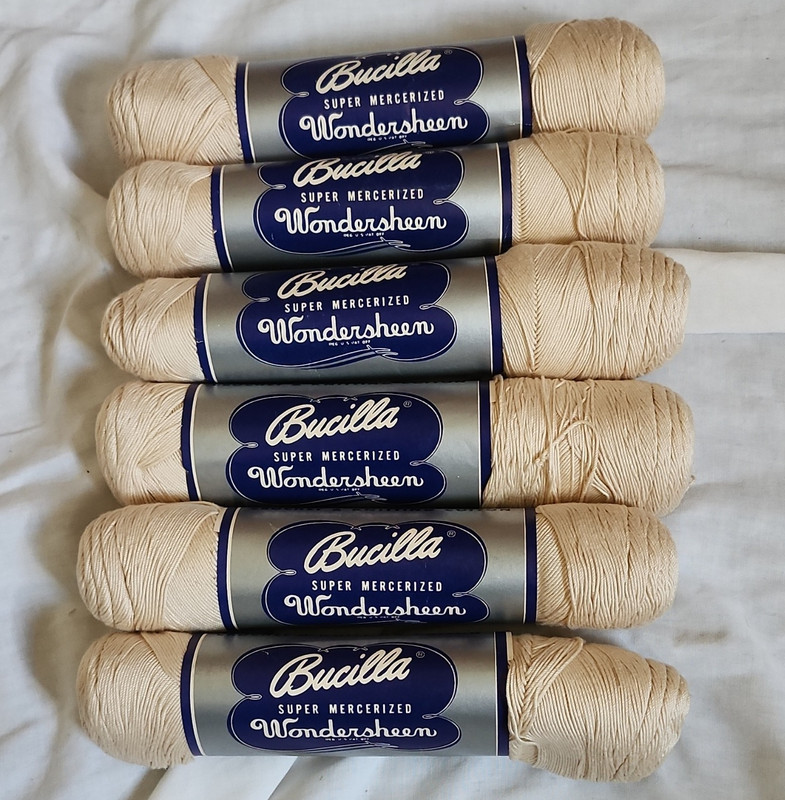 Bucilla Wondersheen Super Mercerized Crochet Thread Ivory Art 3666 Color 9