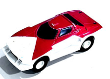 Artin 1/43 Lancia Red Slot Car New