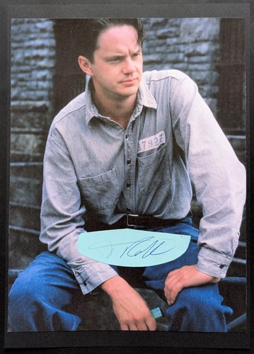 Tim Robbins signed Autogrammseite - The Shawshank Redemption, Jacob's Ladder