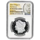 2024-S Morgan Silver Dollar NGC PF70 Ultra Cameo First Releases Proof Coin