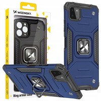 Wozinsky Ring Armor HüLle FüR Samsung Galaxy A22 4G, Blau