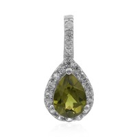 Cavill AnhäNger Tropfen Zirkon 0,65Ct Silber 925 Damen Schmuck GrüN