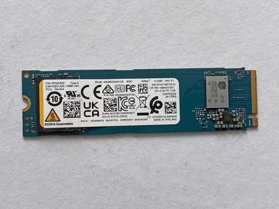 Kioxia 512GB NVMe PCIe Gen4x4 M.2 2280 SSD Drive KBG60ZNV512G