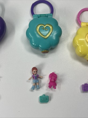 4x Polly Pocket Compacts Schlüsselanhänger Konvolut - Bild 10 von 17