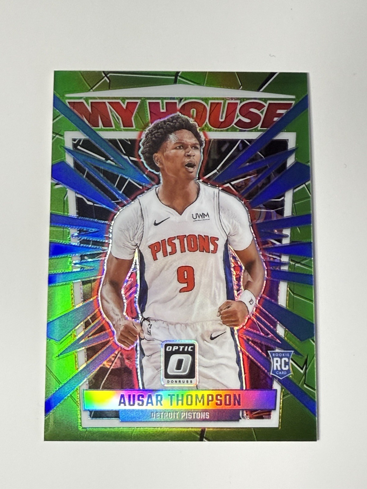 2023-24 Panini Donruss Optic Ausar Thompson My House Lime Green #'d  /149 RC