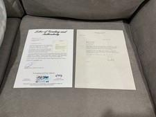 FRANK LEAHY Signed Letter PSA COA LOA Notre Dame KNUTE ROCKNE Legend GEM MINT 10