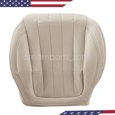 For 2017-2020 Mercedes Benz E300 E400 E450 Driver Bottom Leather Seat Cover Tan For 2017-2020 Mercedes Benz E300 E400 E450 Driver Bottom Leather Seat Cover Tan