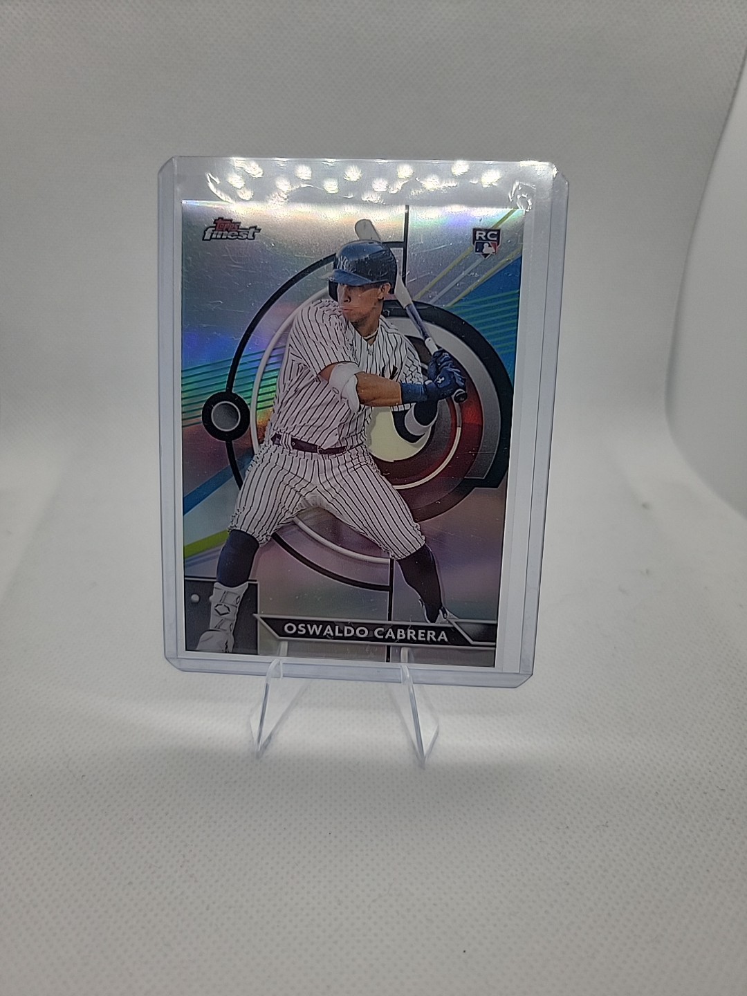 2023 TOPPS FINEST #41 OSWALDO CABRERA REFRACTOR RC Yankee