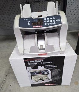Semacon S-1200 High-Speed Bank Grade Currency Counter Needs Cleaning.