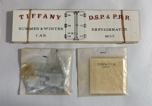 Main Line Models On3 Scale 27' Tiffany Frigorífico Coche Kit DSP&PRR 1057 Madera | Zustand: New
