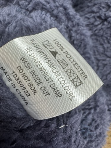 Love To Dream Long Sleeve Fleece Navy Snuggle Top Size 12/14 Bnwt - Picture 8 of 9