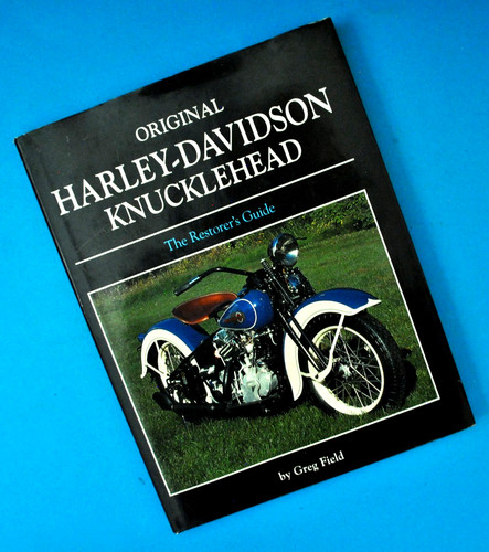 1936-1947 Original Harley Knucklehead Restorer Guide Manual Book E ES EL F FS FL