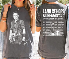 Bruce Springsteen Tour 2026 Shirt, Land Of Hope  Dreams Concert Tee