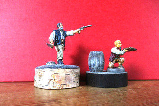 2 Kunststoff Figuren 54mm Piraten der Karibik gut bemalt selten Nr. 21